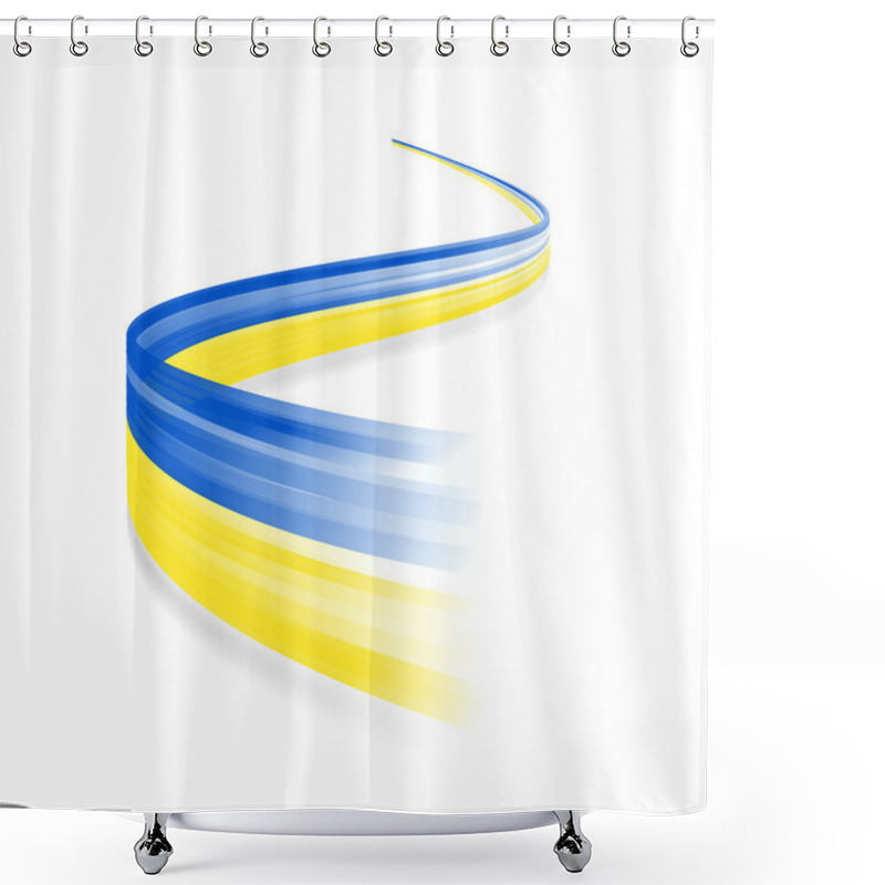 Personality  Ukrainian Flag Shower Curtains