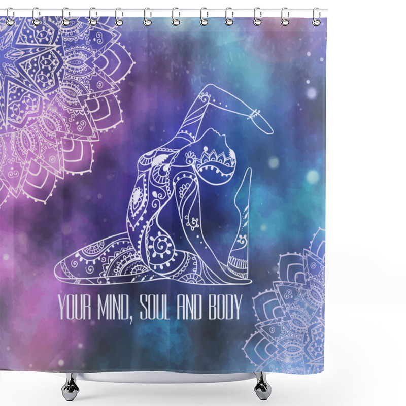 Personality  Beautiful Card Shower Curtains