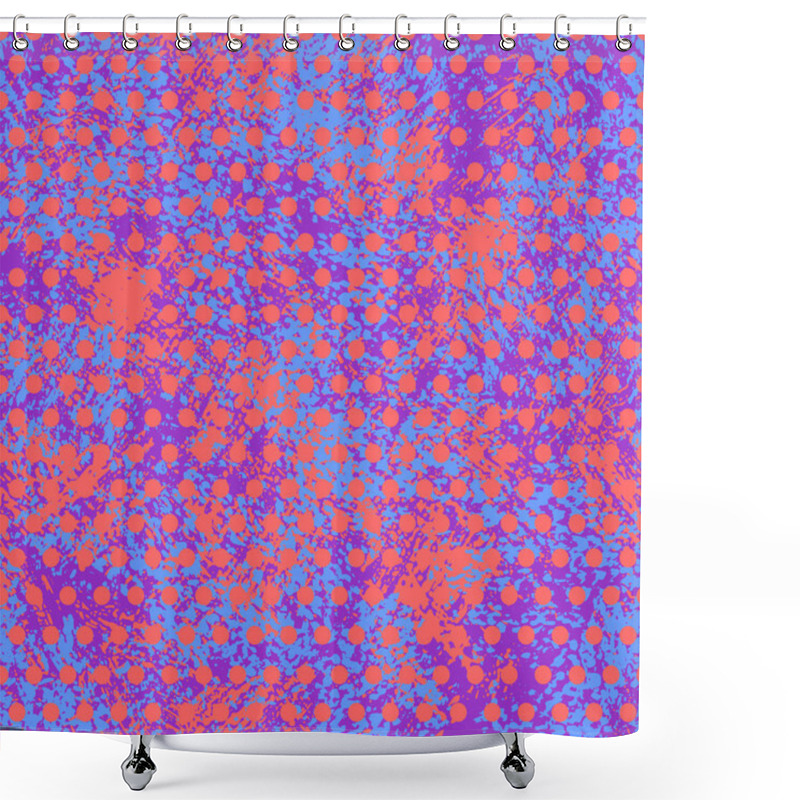 Personality  Shabby Polka Dot Seamless Texture Shower Curtains