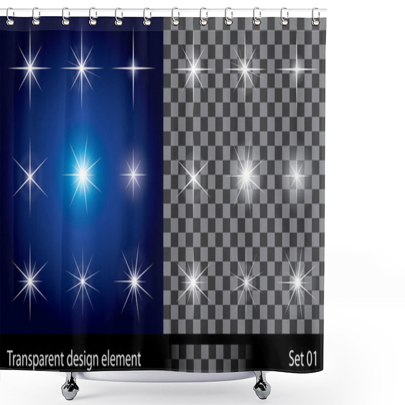 Personality  Stars. Vector Illustration For Design. Shower Curtains