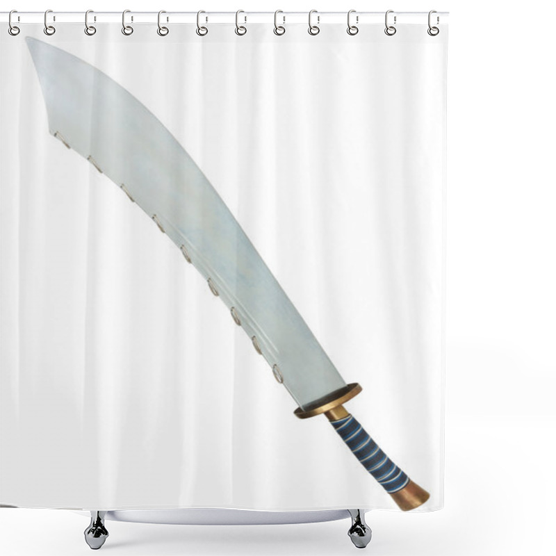 Personality  Nine Ring Broad Sword Shower Curtains