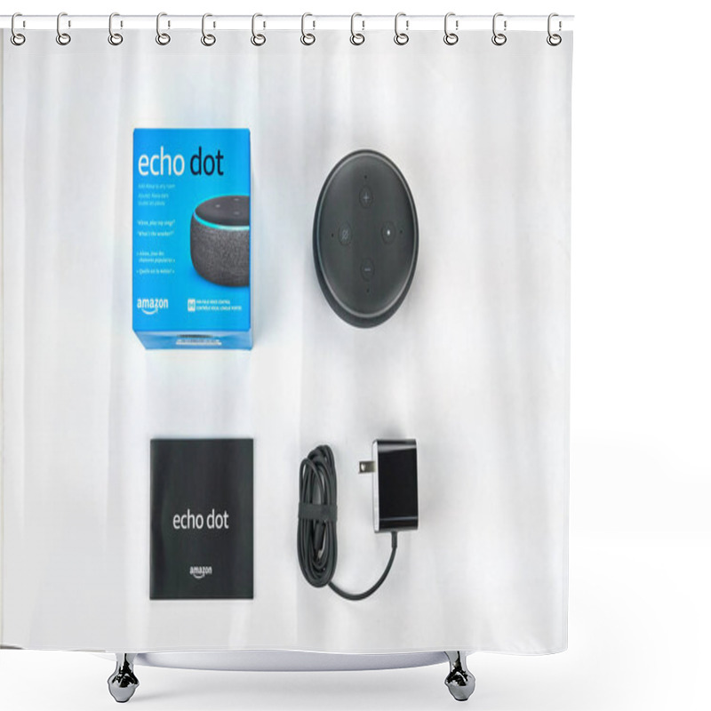 Personality  Amazon Echo Dot Shower Curtains