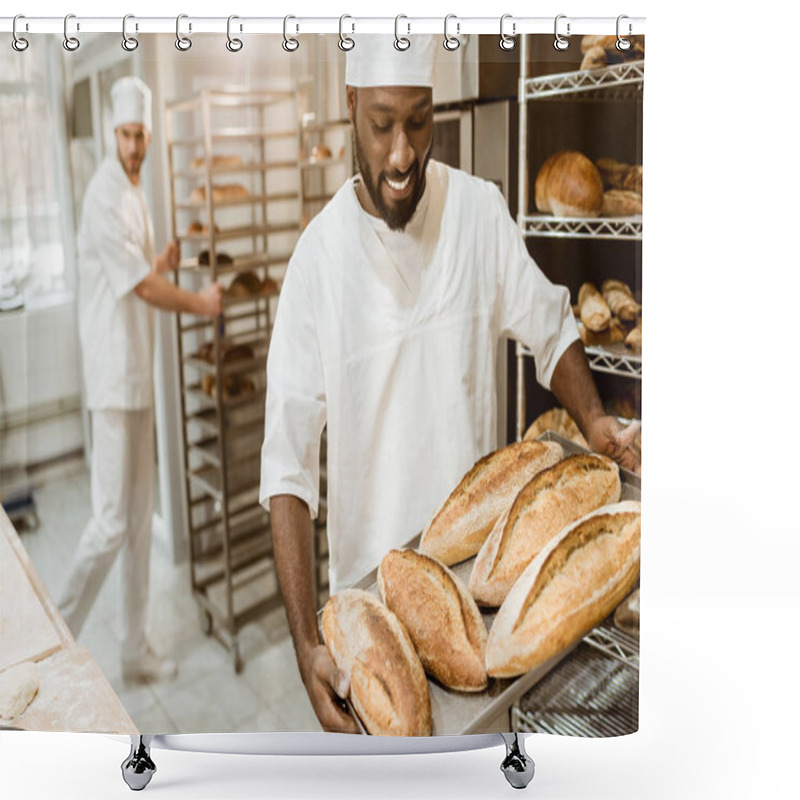 Personality  Bakery Shower Curtains