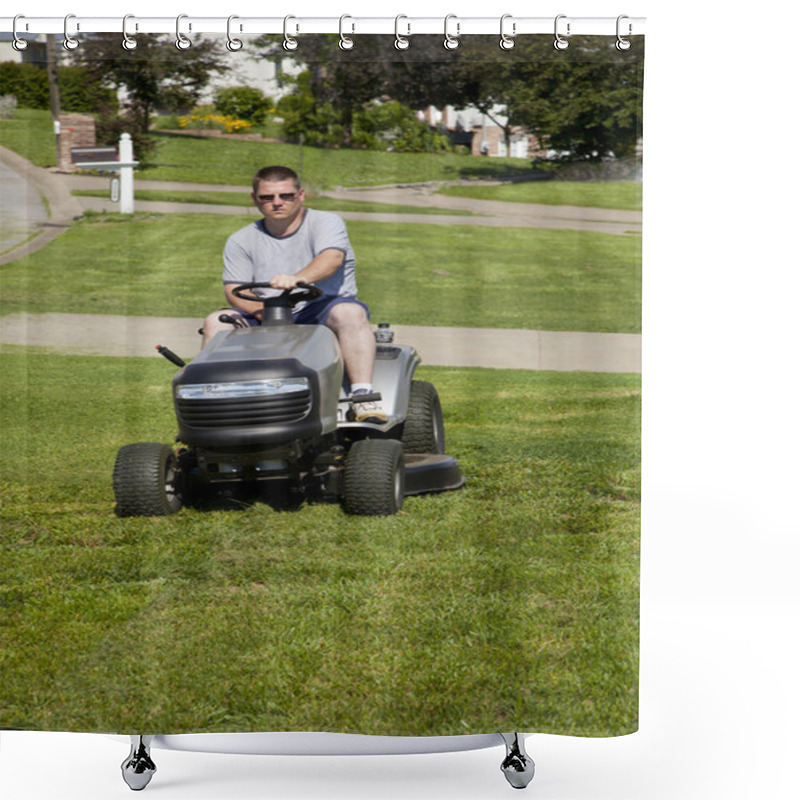 Personality  Lawn Care Shower Curtains