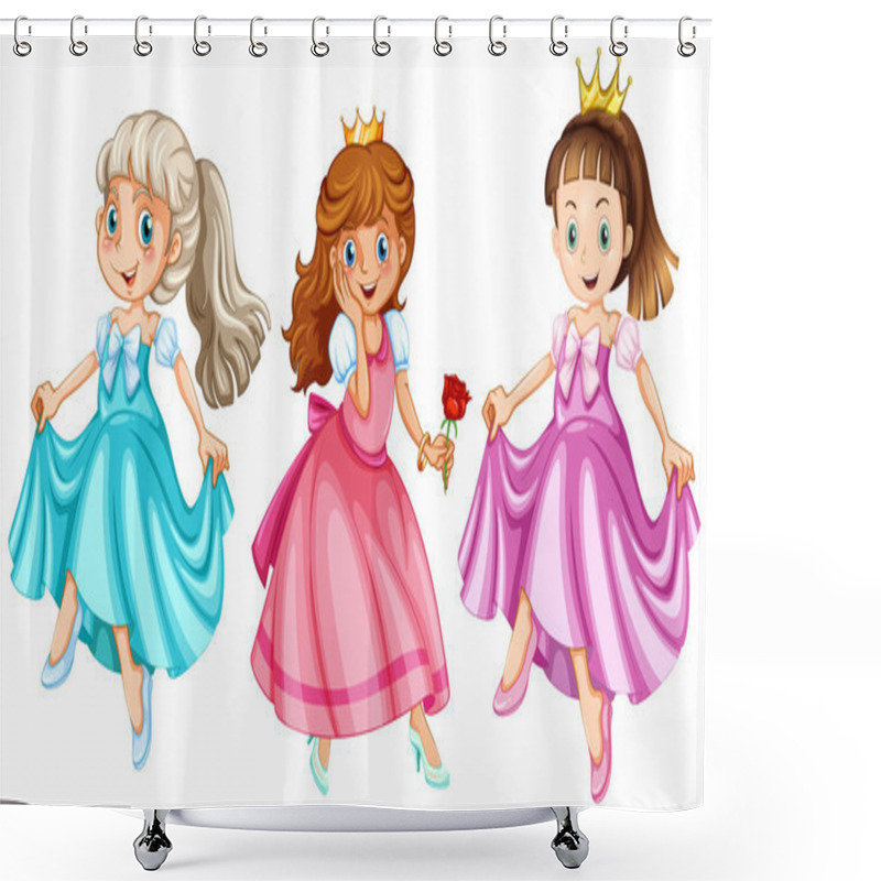 Personality  Princess Shower Curtains