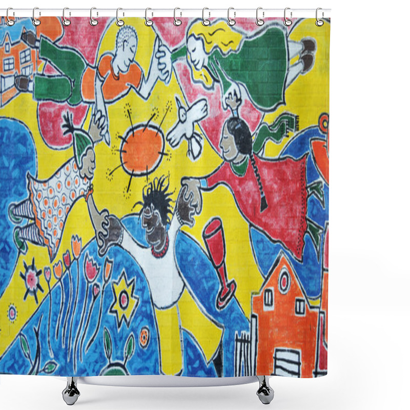 Personality  World Peace Shower Curtains