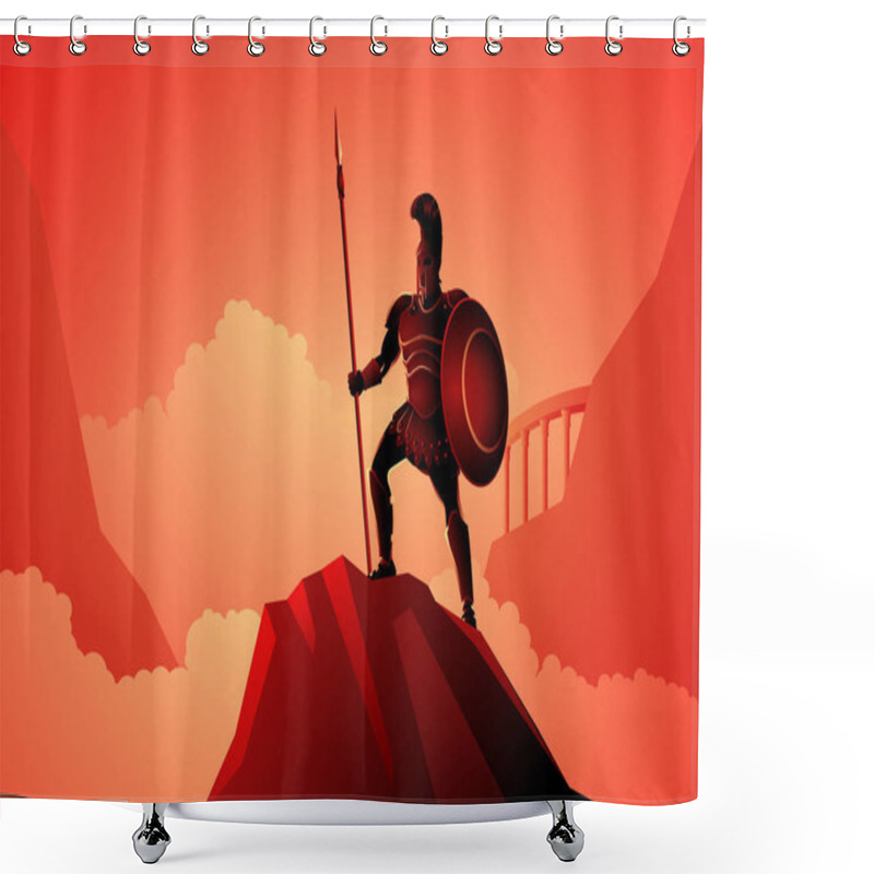 Personality  Ares The Greek God Of War Shower Curtains