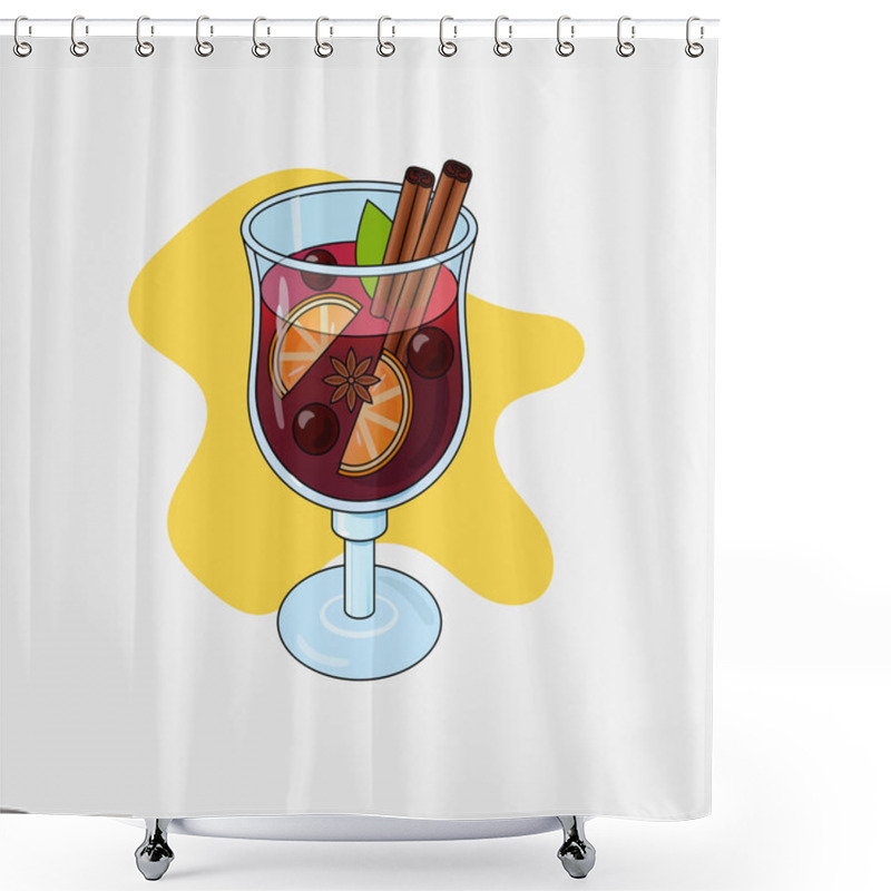 Personality  Mulled Wine Glintwein Shower Curtains