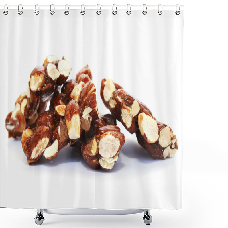 Personality  Candy with almonds shower curtains