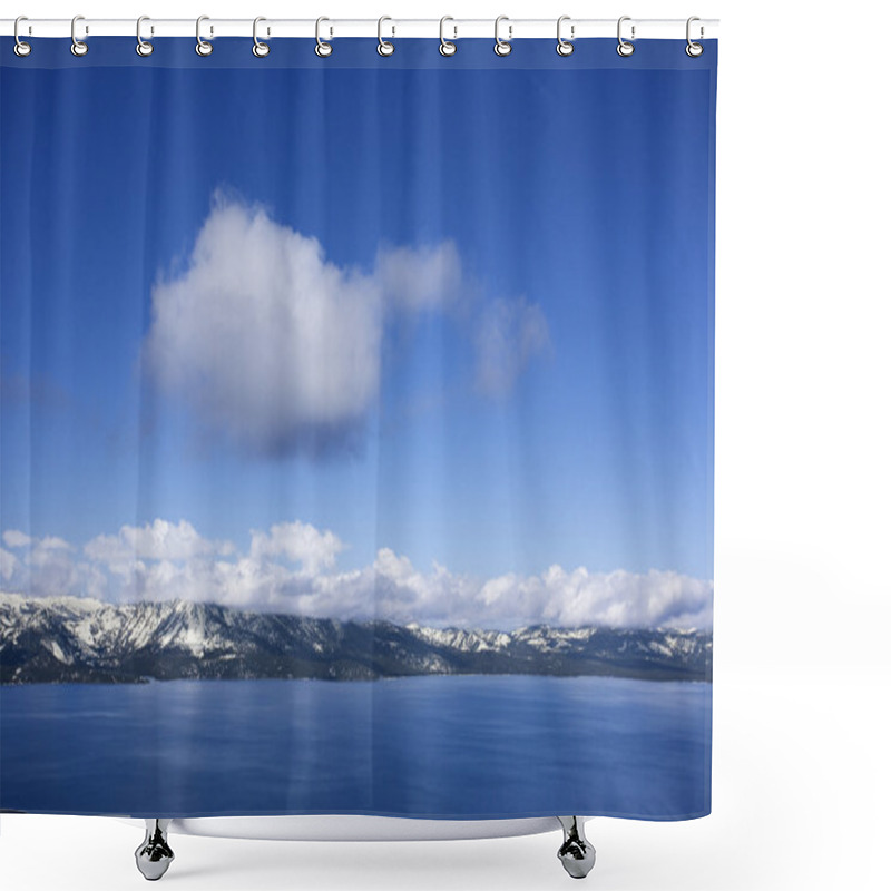 Personality  Lake Tahoe, Nevada. Shower Curtains