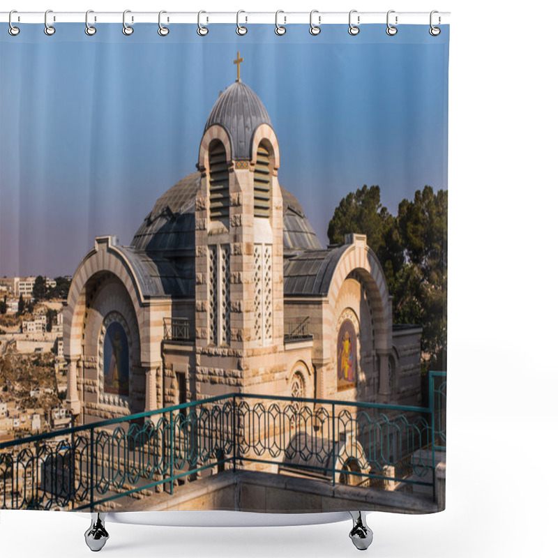 Personality  A View Of Church Of St. Peter In Gallicantu At Jerusalem Old Cit Shower Curtains