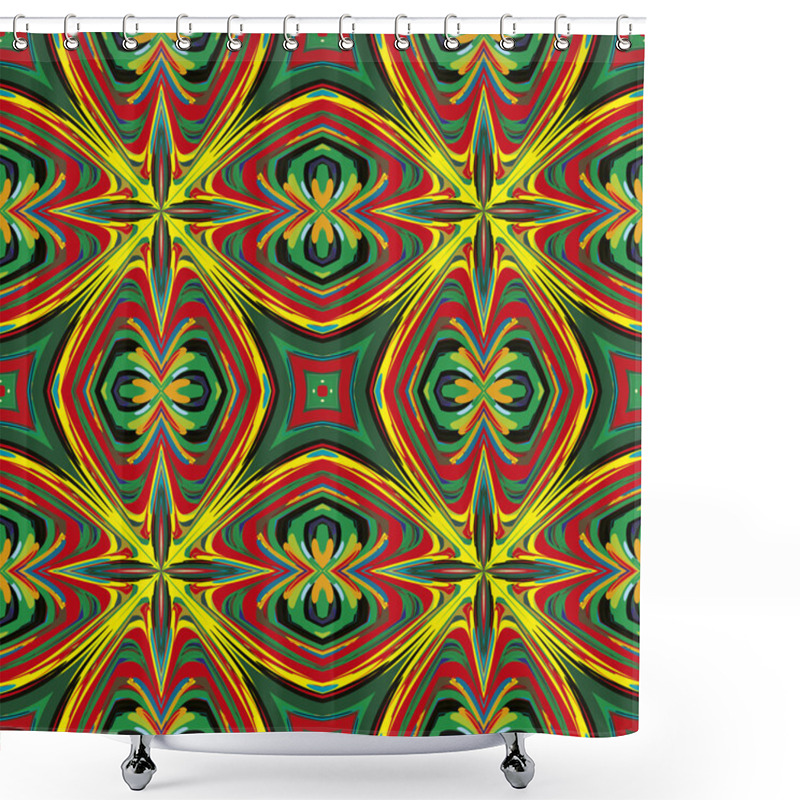 Personality  African Textile Design Shower Curtains