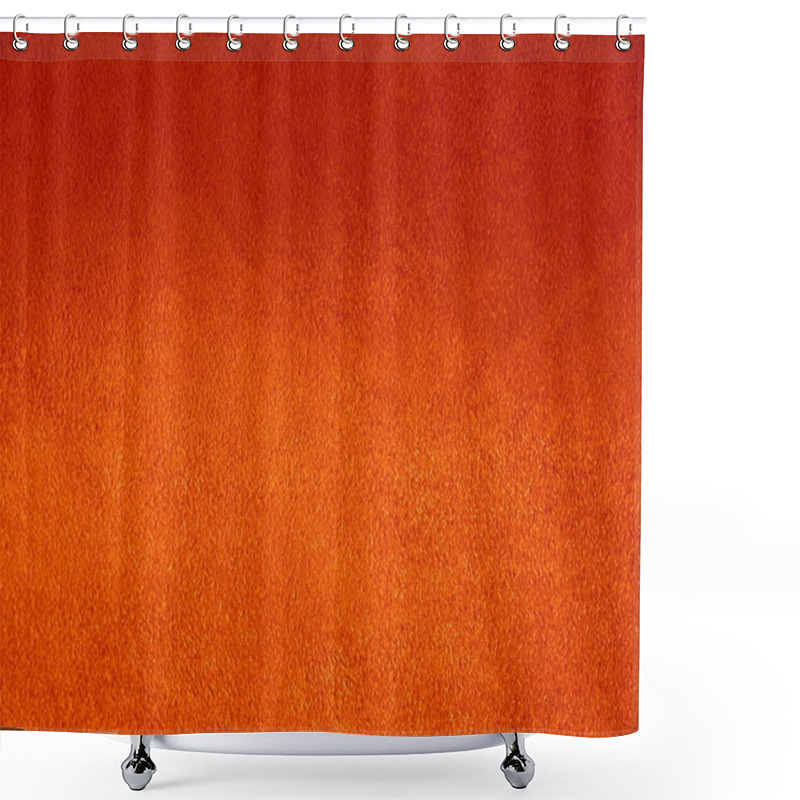 Personality  Texture Of Natural Red Suede Shower Curtains