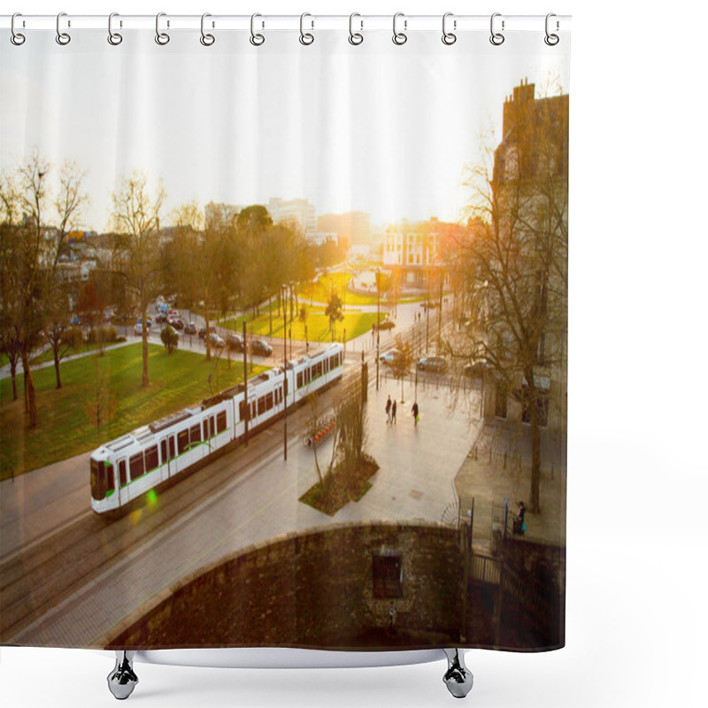 Personality  Public Transport In Nantes City, France Shower Curtains