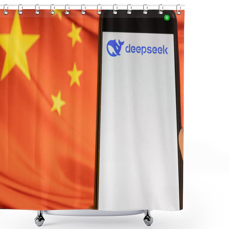 Personality  DeepSeek. Artificial Intelligence. CHATGPT. Artificial Intelligence Chat Created By The Company Of The Same Name. Application Design. Shower Curtains