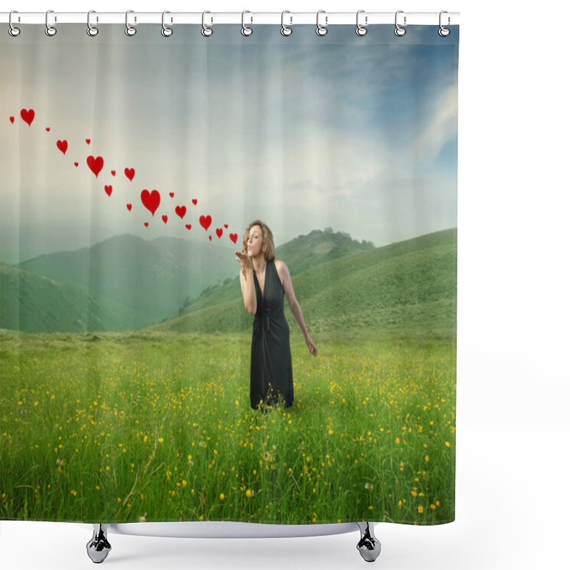 Personality  Affection Shower Curtains