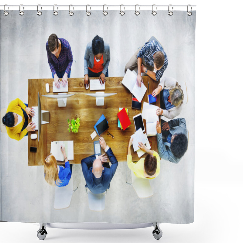 Personality  Group Of  Various Occupations Shower Curtains