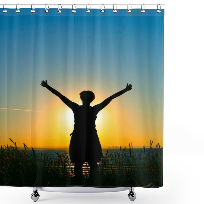 Personality  Worship Shower Curtains