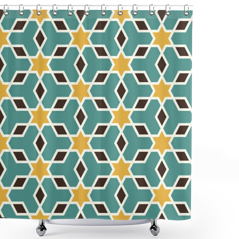 Personality  Arabic Seamless Pattern Shower Curtains