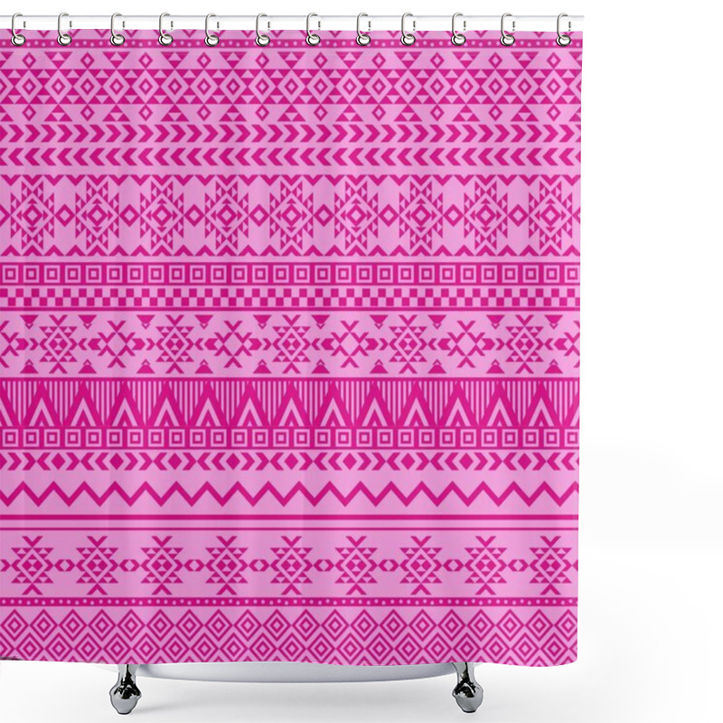 Personality  Ethnic Seamless Pattern Shower Curtains