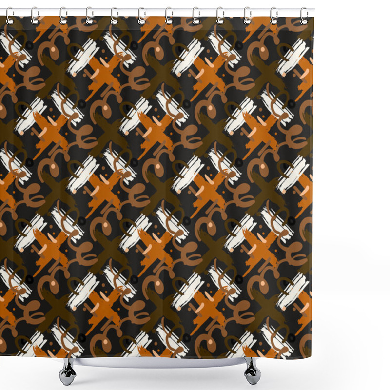 Personality  Abstract Seamless Pattern Shower Curtains