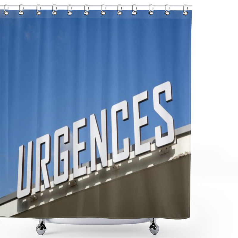 Personality  Medical Emergency Called Urgences In French Language, France Shower Curtains