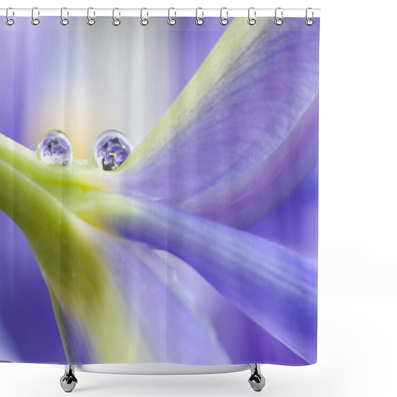 Personality  Close Up Iris Shower Curtains