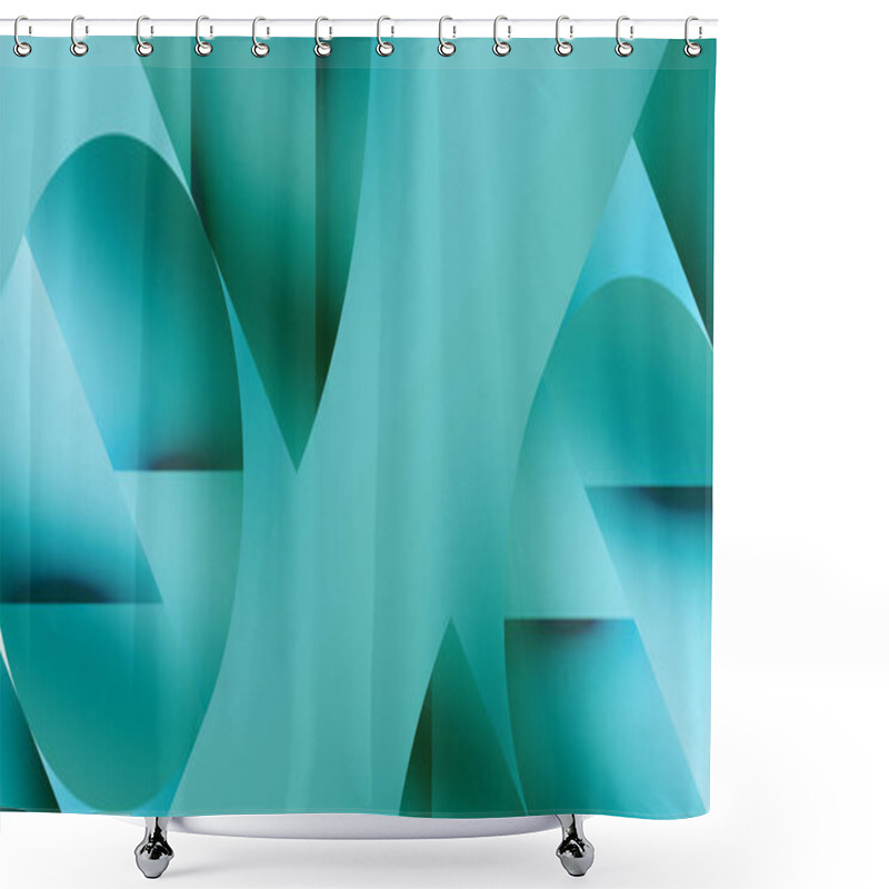 Personality  In The Realm Of Minimalism, Backdrop Emerges. Metallic Circles Squares Engage, Each Form Deliberate, Essential. Their Muted Luster Harmonizes Weaving Elegant Narrative Of Geometry In Its Purest Grace Shower Curtains