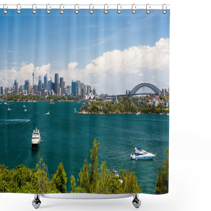 Personality  Sydney Harbour From Taronga Zoo Shower Curtains