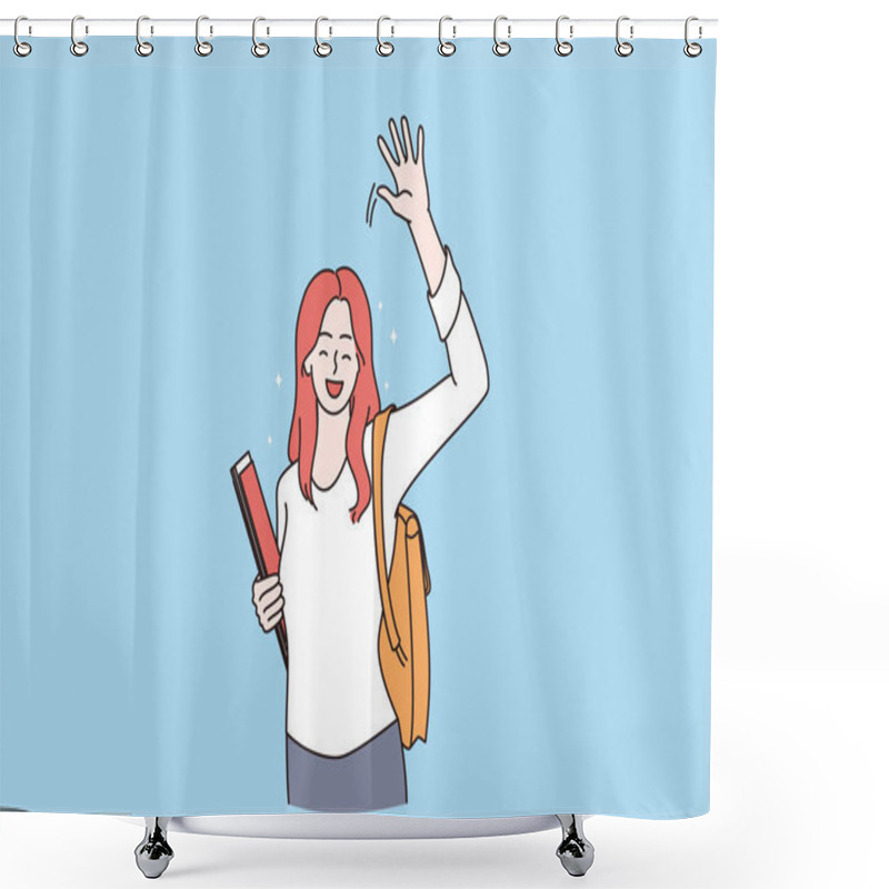 Personality  Back To School And Education Concept Shower Curtains