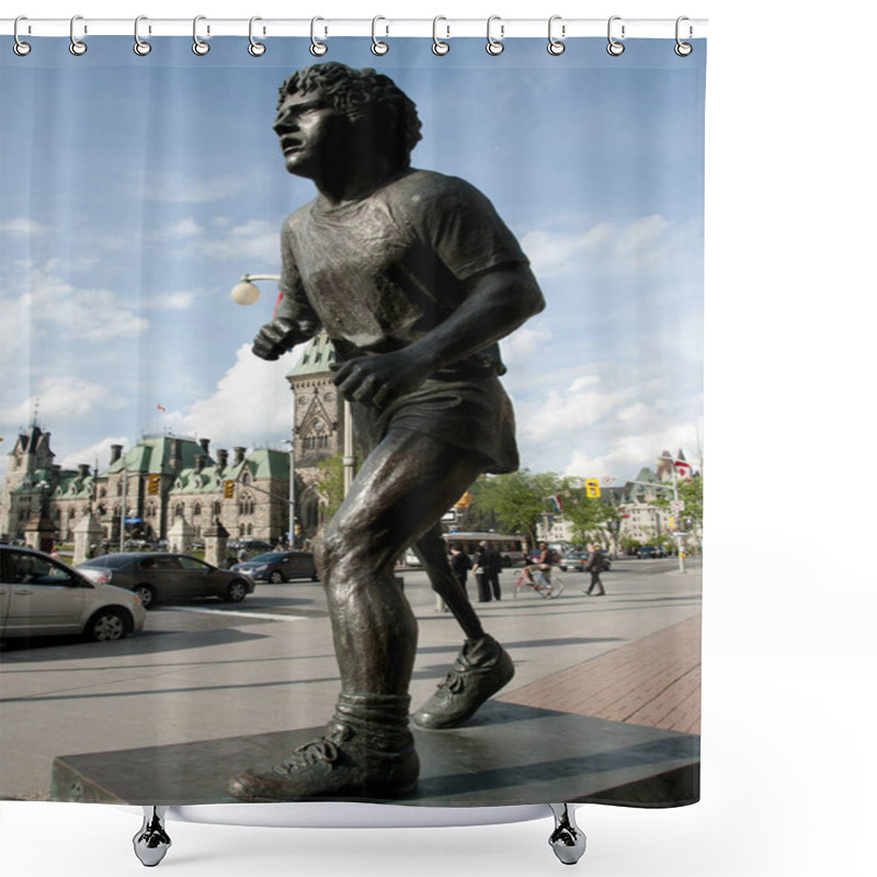 Personality  Terry Fox Statue - Ottawa - Canada Shower Curtains