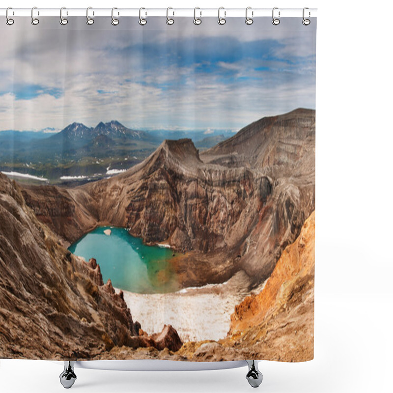 Personality  Volcanic Landscape Shower Curtains