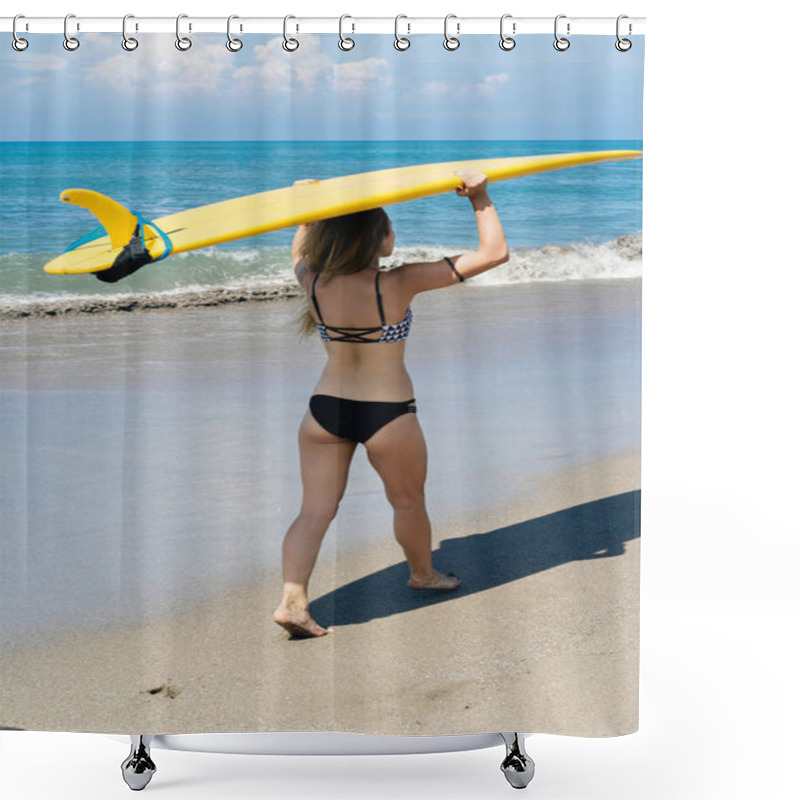 Personality  Walking Shower Curtains