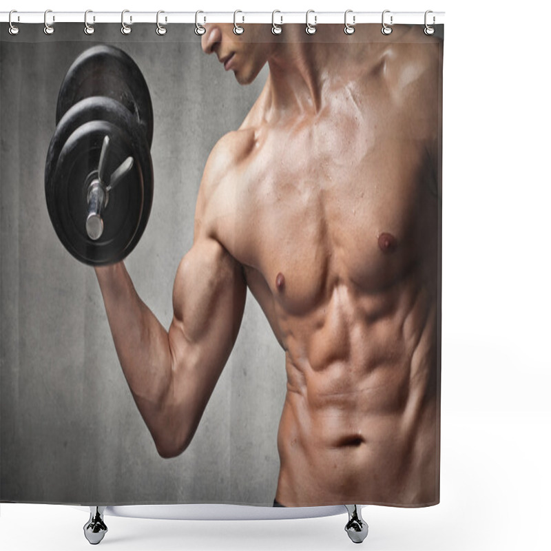 Personality  Exercising Shower Curtains