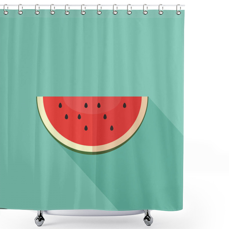 Personality  Slice Of Watermelon Shower Curtains