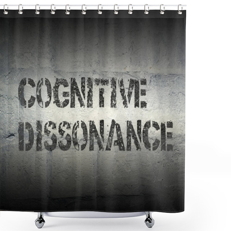 Personality  Cognitive Dissonance Shower Curtains