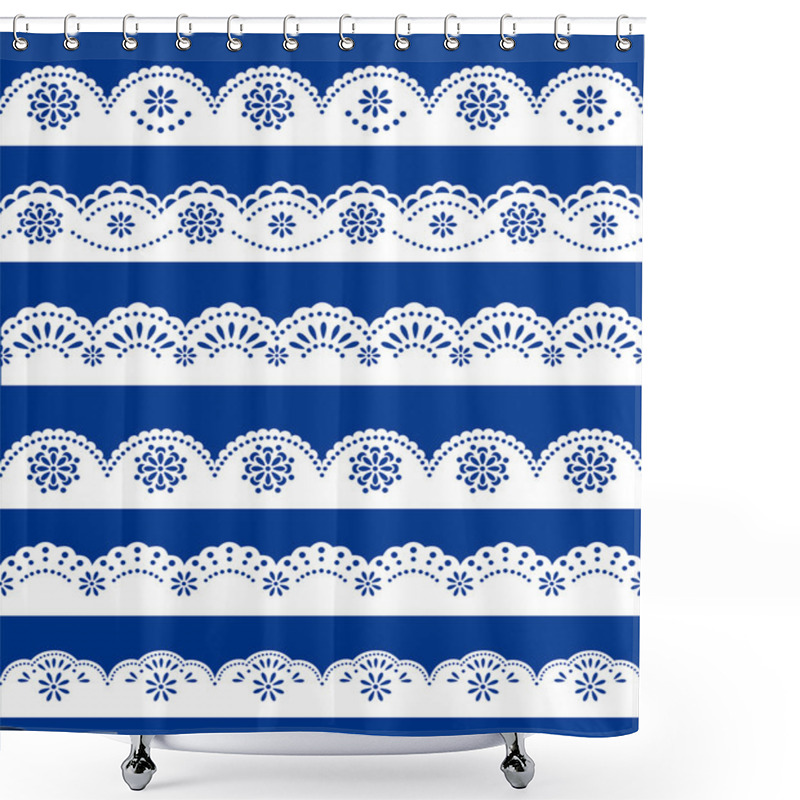 Personality  Lace Ornaments Set Shower Curtains