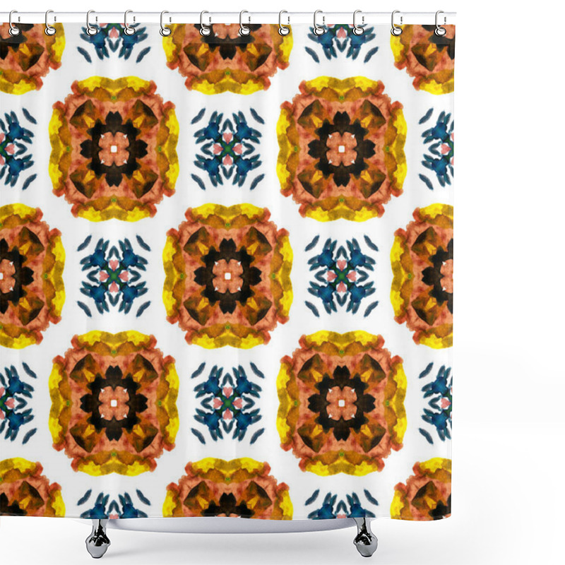 Personality  Ethnic Surface. Hand Drawn Painted. Shower Curtains