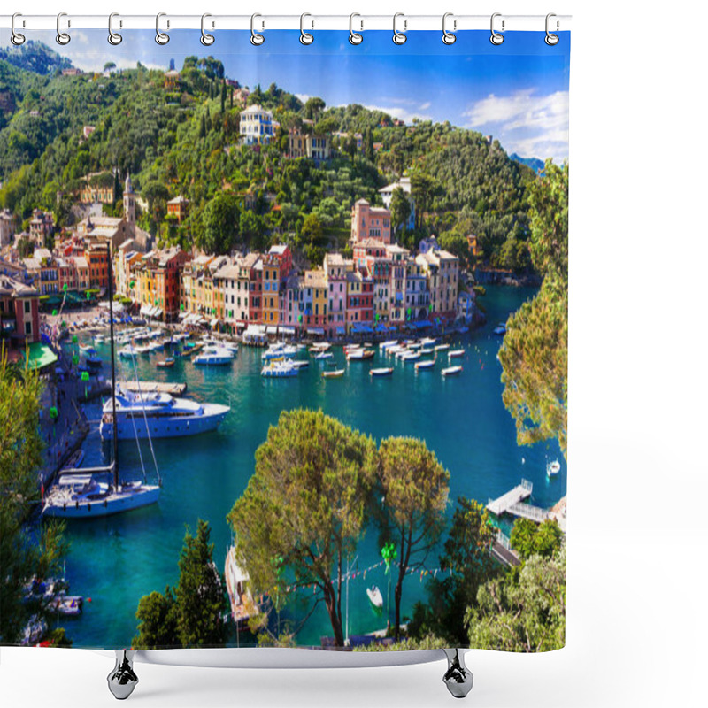 Personality  Luxury Italian Vacations - Beautiful Portofino In Ligurian Coast. Shower Curtains