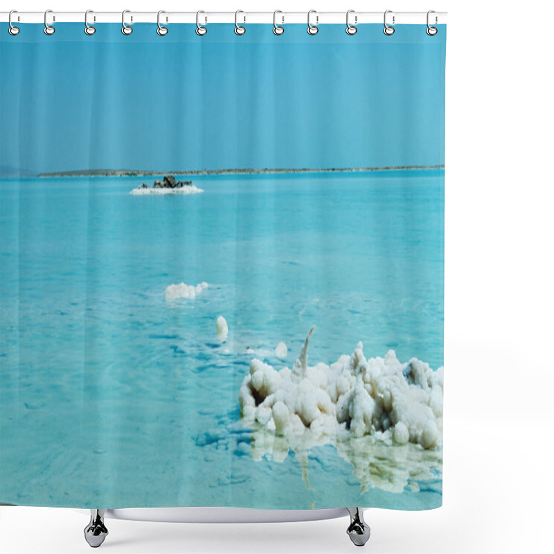 Personality  Beautiful Coast Of The Dead Sea .  Shower Curtains