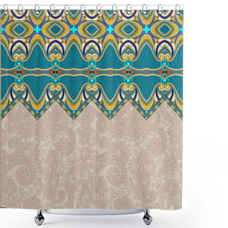 Personality  Moroccan Template With Place For Your Text Shower Curtains