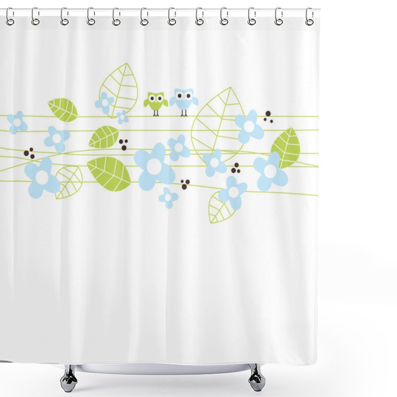 Personality  Greeting Card Shower Curtains