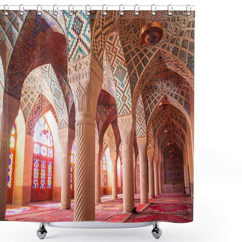 Personality  Nasir Al-Mulk Mosque, Shiraz Shower Curtains