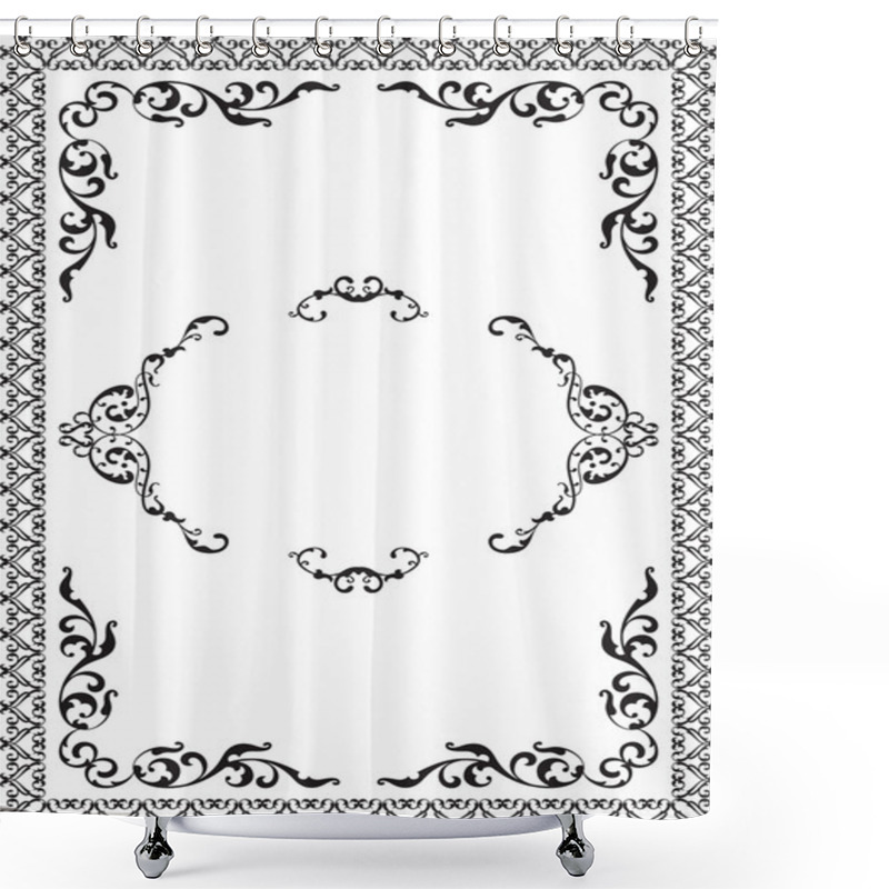 Personality  Exellent Frame Shower Curtains