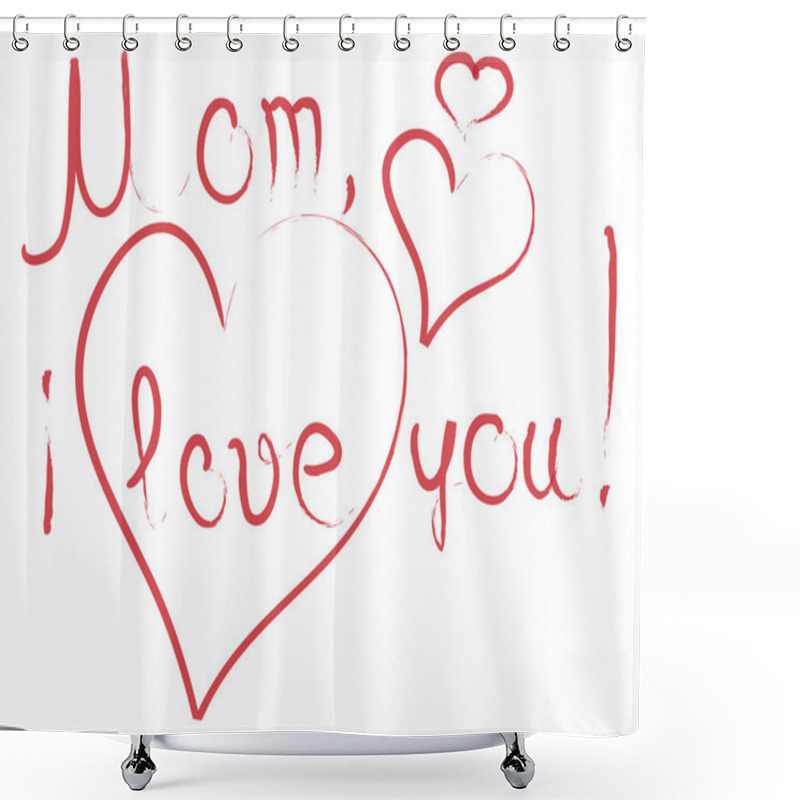 Personality  Mothers Day Shower Curtains