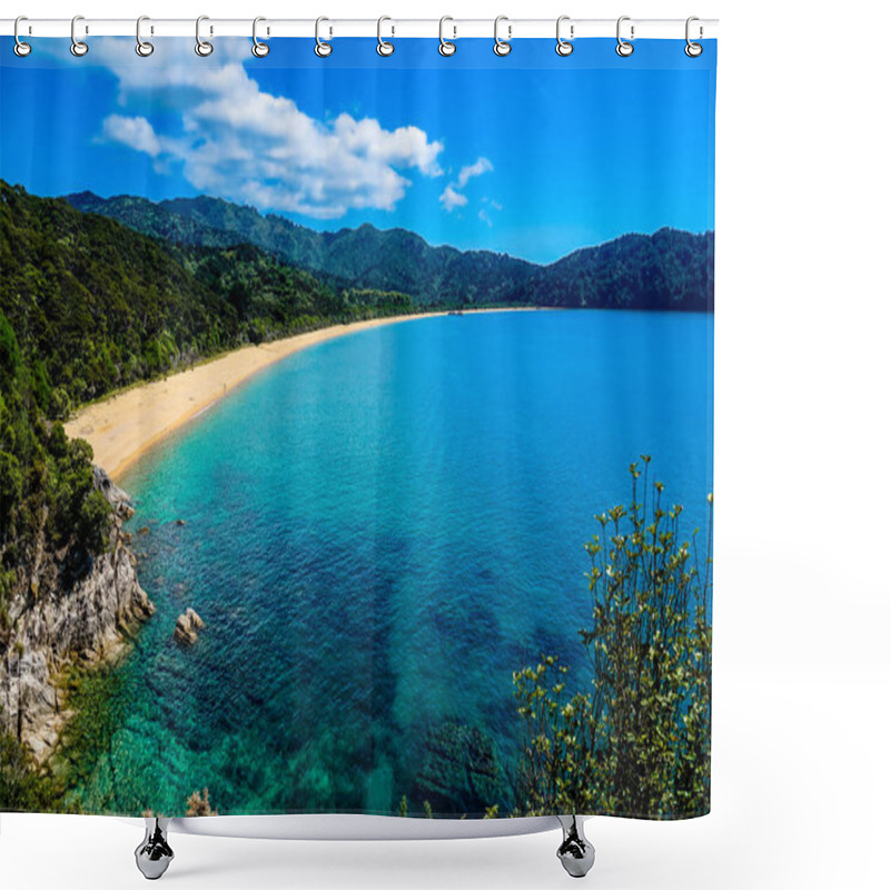 Personality  Amazing Skinner Point Lookout - Totaranui Bay View, Abel Tasman Coast Track, Abel Tasman N.P, Tasman, South Island, New Zealand Shower Curtains