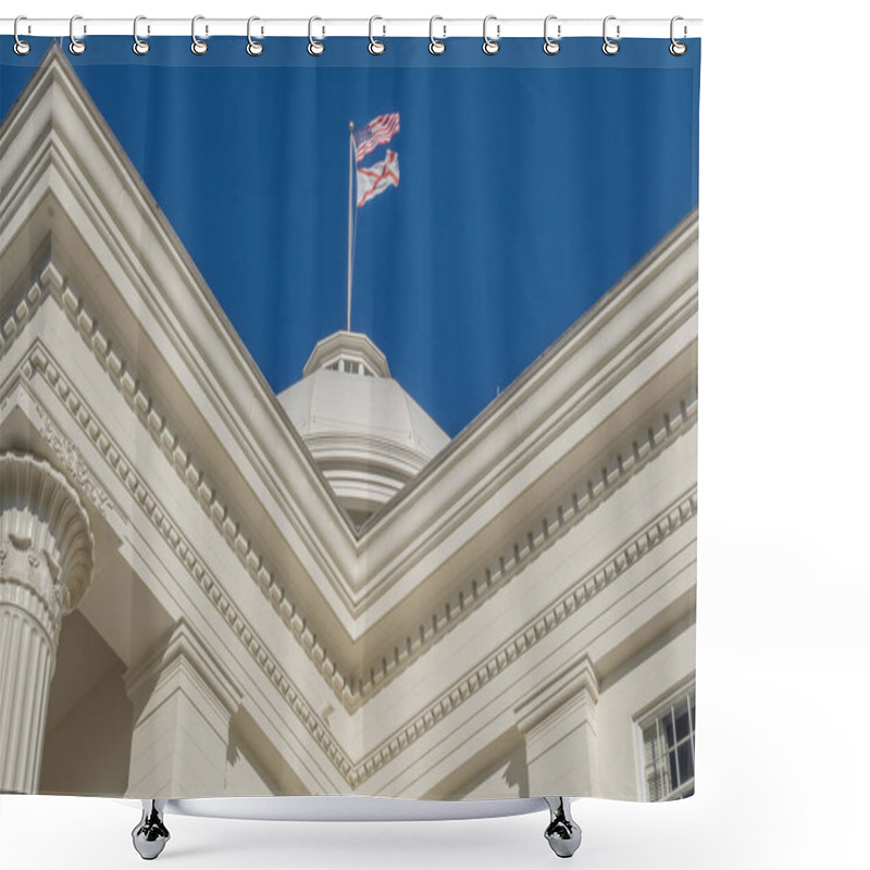 Personality  Alabama State Capitol Building In Montgomery Shower Curtains