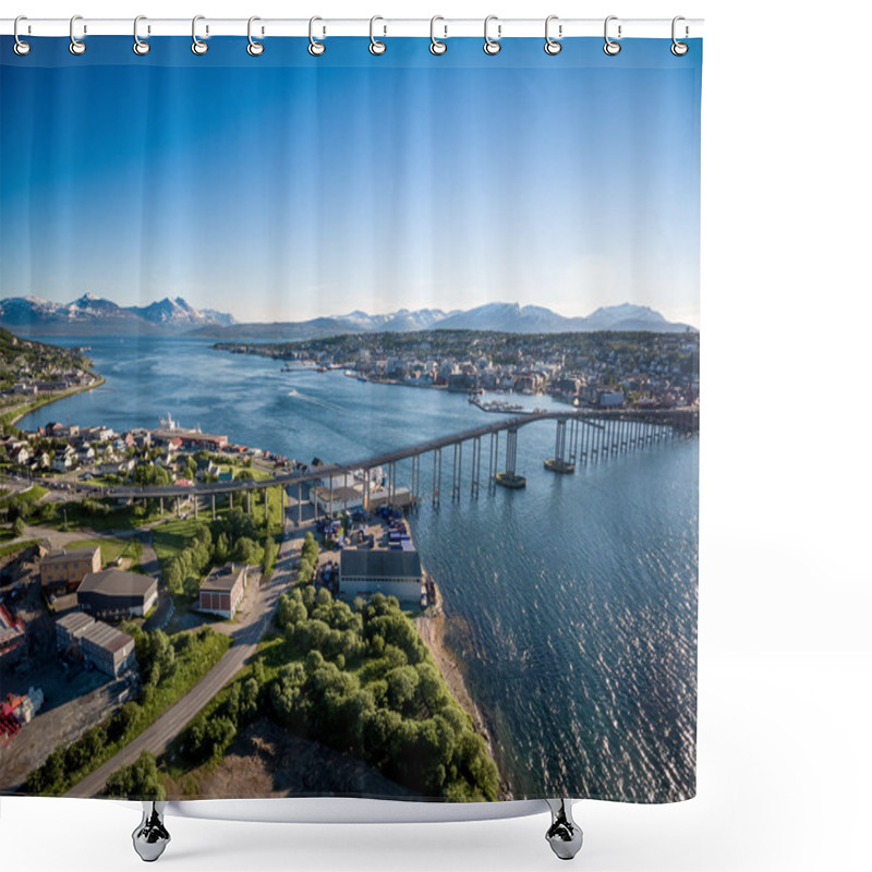 Personality  Bridge Of City Tromso, Norway Shower Curtains