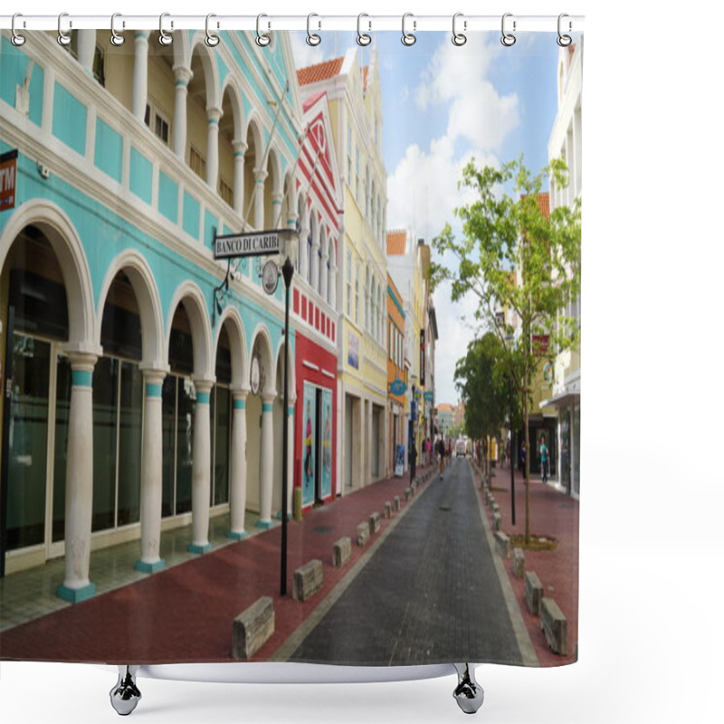 Personality  Willemstad In Curacao Shower Curtains