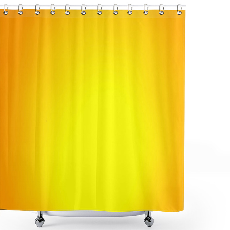 Personality  Yellow Background Shower Curtains